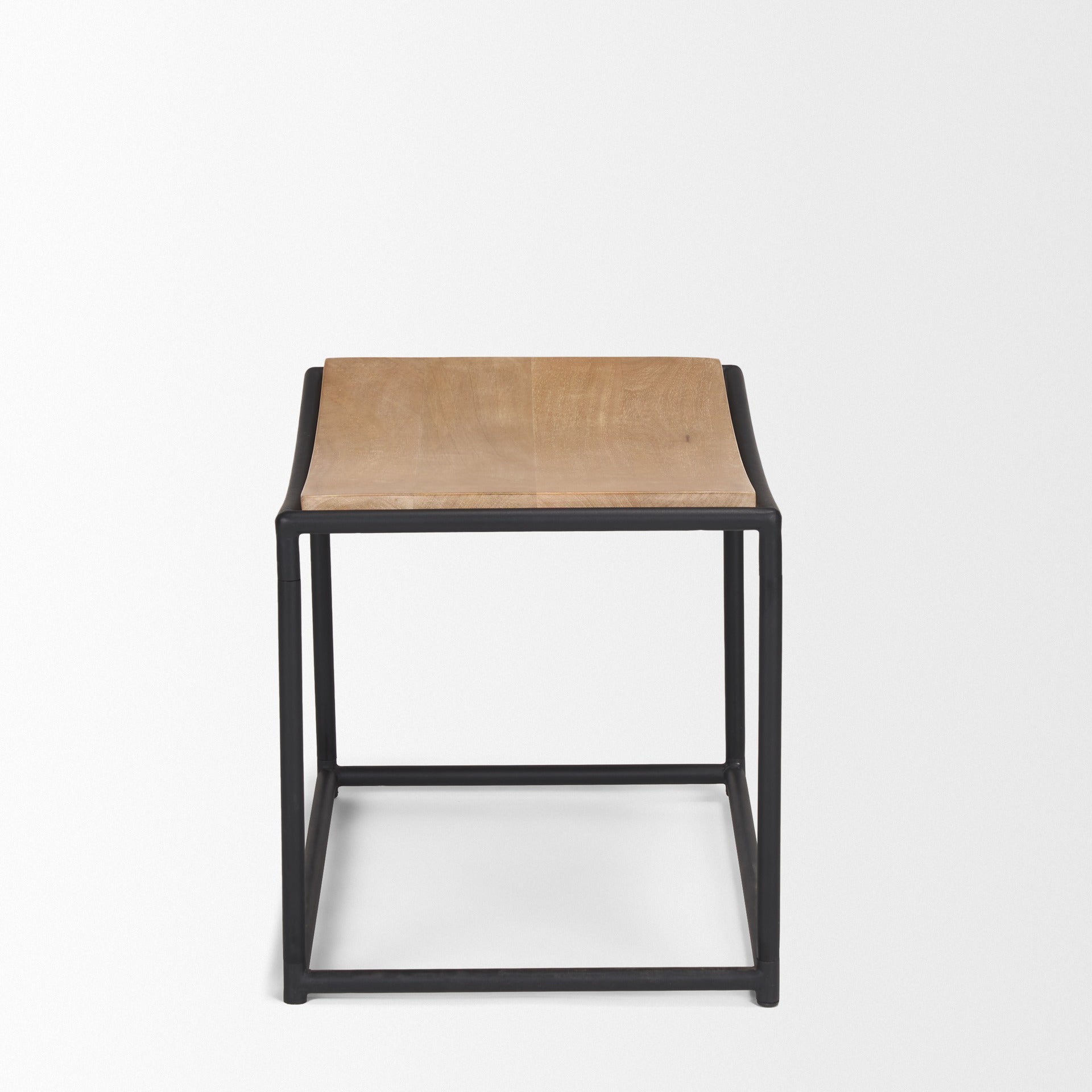 Taniel Wood/Leather Stool - 4 COLORS - Dekor Butik