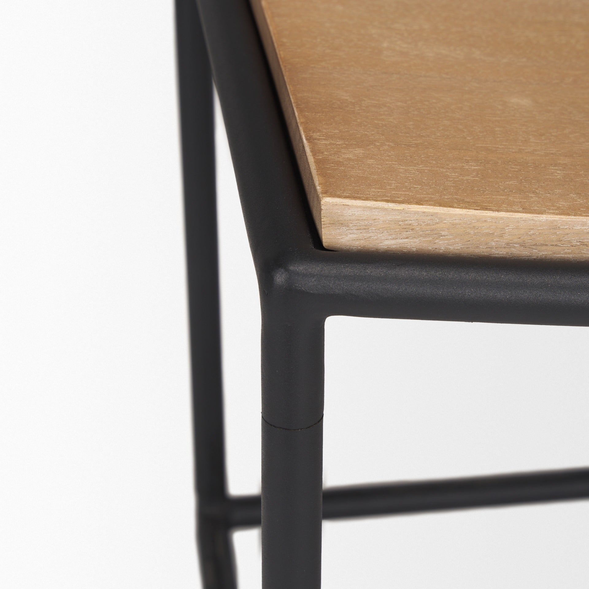 Taniel Wood/Leather Stool - 4 COLORS - Dekor Butik
