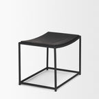 Taniel Wood/Leather Stool - 4 COLORS - Dekor Butik