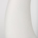 Tao 20.0L x 20.0W x 33.0H Cream Base W/White Shade Table Lamp - Dekor Butik