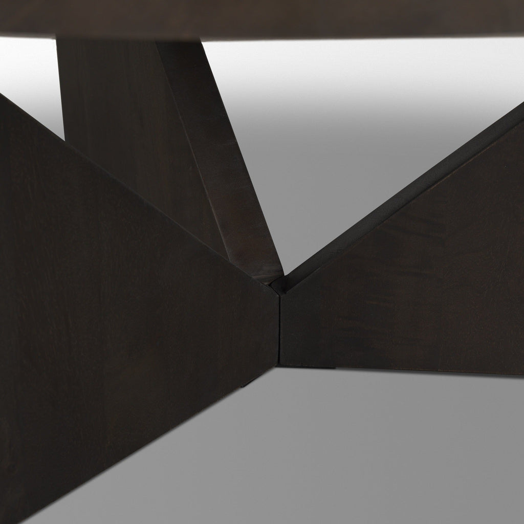 Tarro Brown Wood w/ Triangle Legs Coffee Table - Dekor Butik