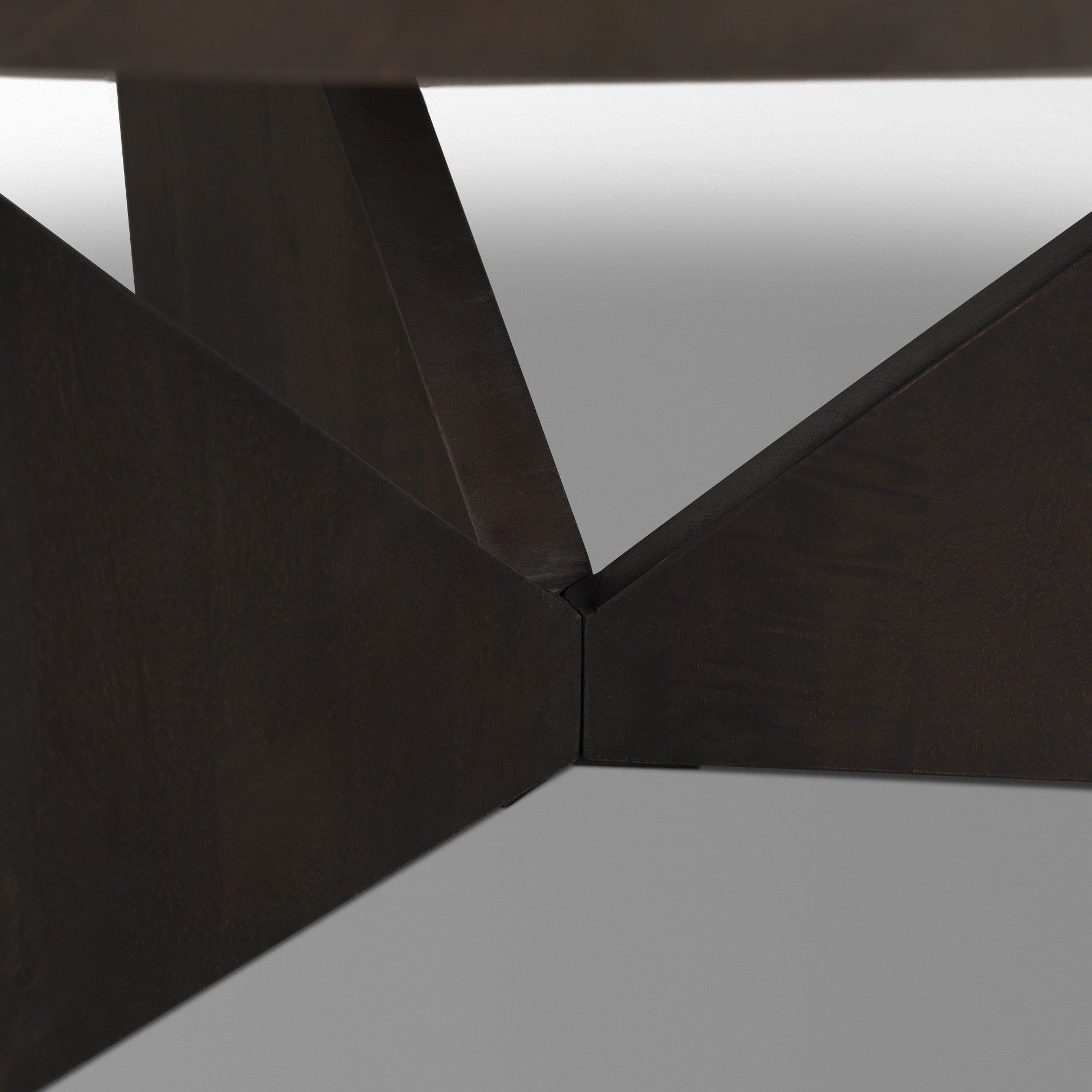 Tarro Brown Wood w/ Triangle Legs Coffee Table - Dekor Butik