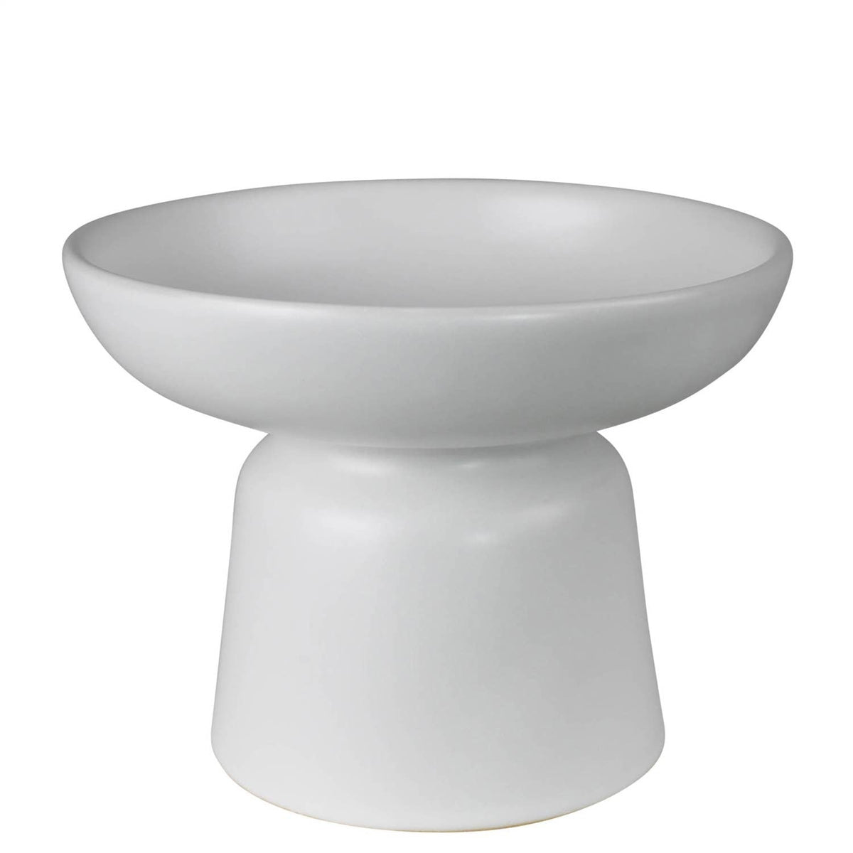Boxes, Bowls & TraysTau Footed Bowl, Ceramic, White - Sm - Dekor Butik