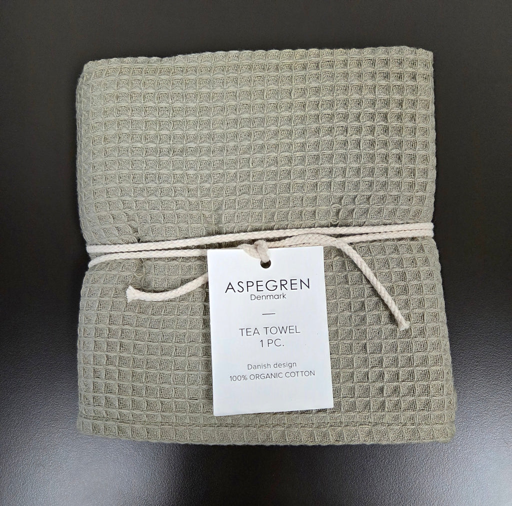 Tea Towel - 100% Organic Cotton - North Green - Dekor Butik