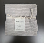 Tea Towels - 100% Organic Cotton - Set of 2 - Gastro Light Gray - Dekor Butik