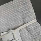 Tea Towels - 100% Organic Cotton - Set of 2 - Gastro Light Gray - Dekor Butik