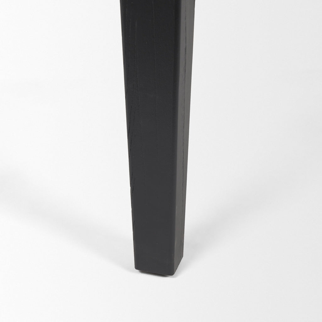 Teva Black Wood Rectangular 92" Dining Table - Dekor Butik