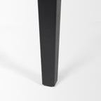 Teva Black Wood Rectangular 92" Dining Table - Dekor Butik