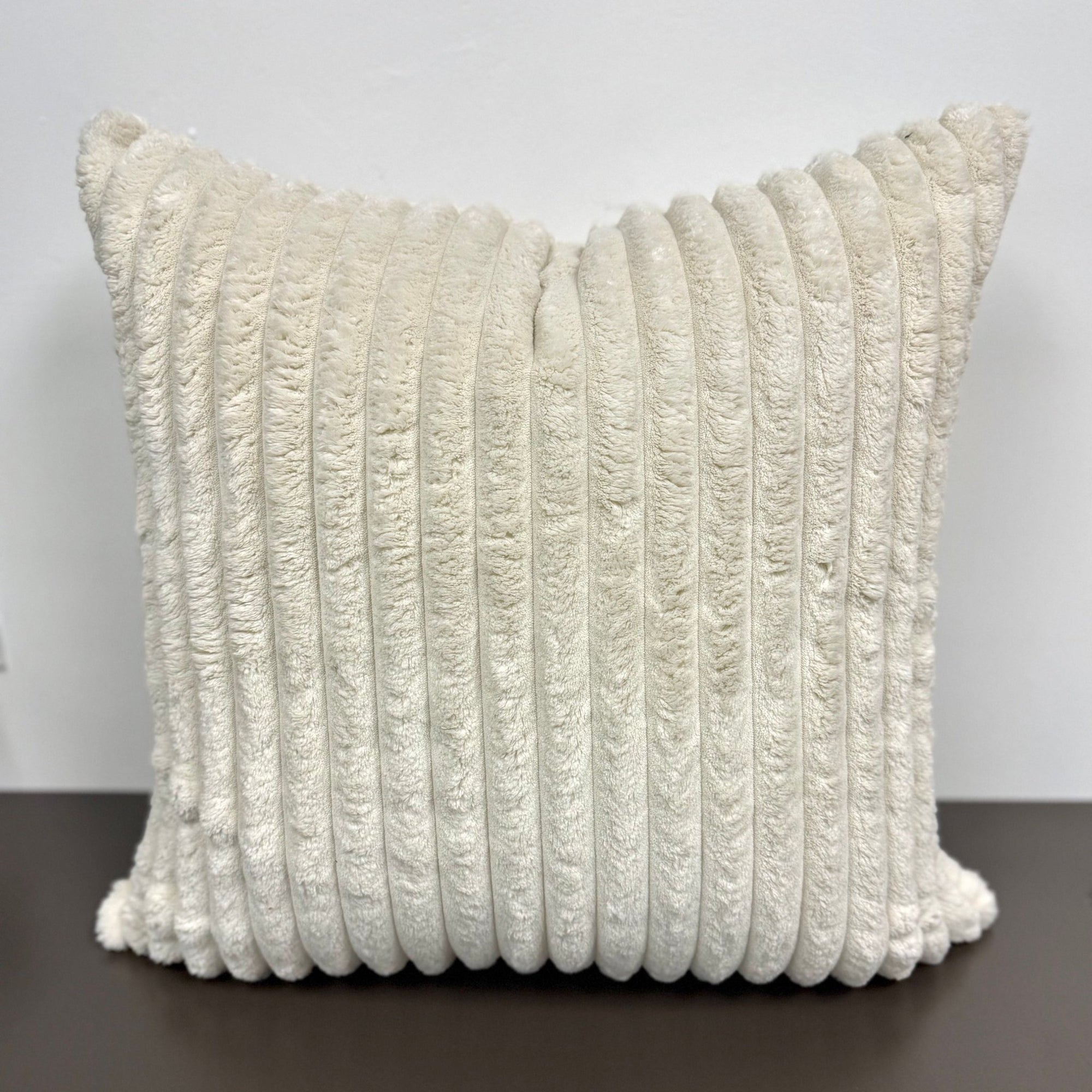 DecorTextured Faux Fur Toss Cushion Cover - Dekor Butik
