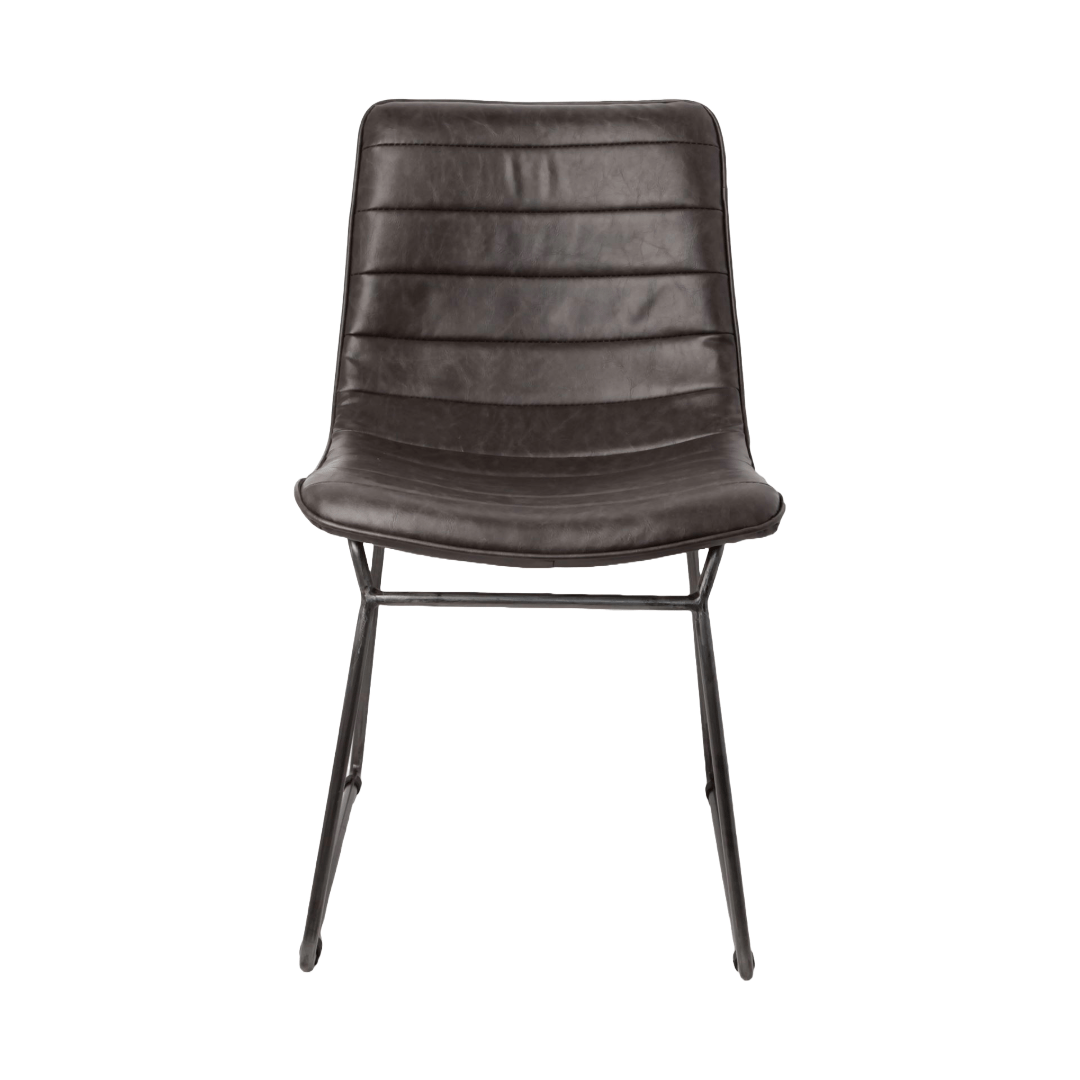 FurnitureThornton Faux - Leather Dining Chair - Dekor Butik
