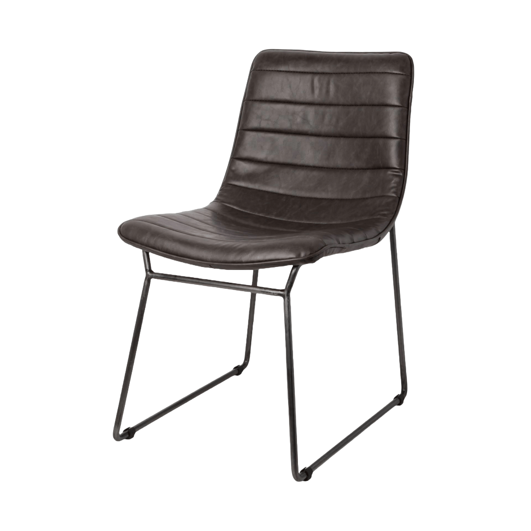 FurnitureThornton Faux - Leather Dining Chair - Dekor Butik