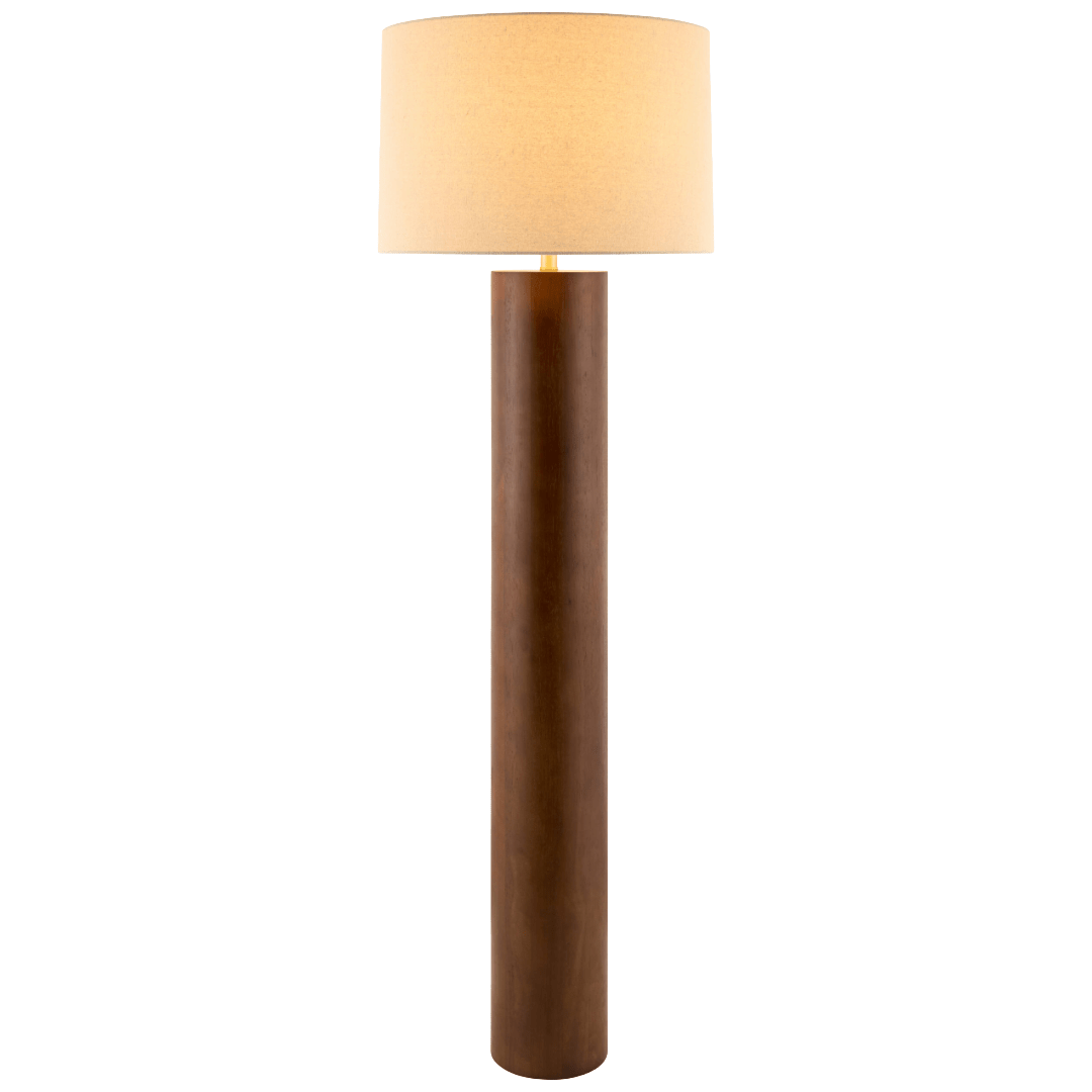Timberline Accent Floor Lamp - Natural Brown - Dekor Butik