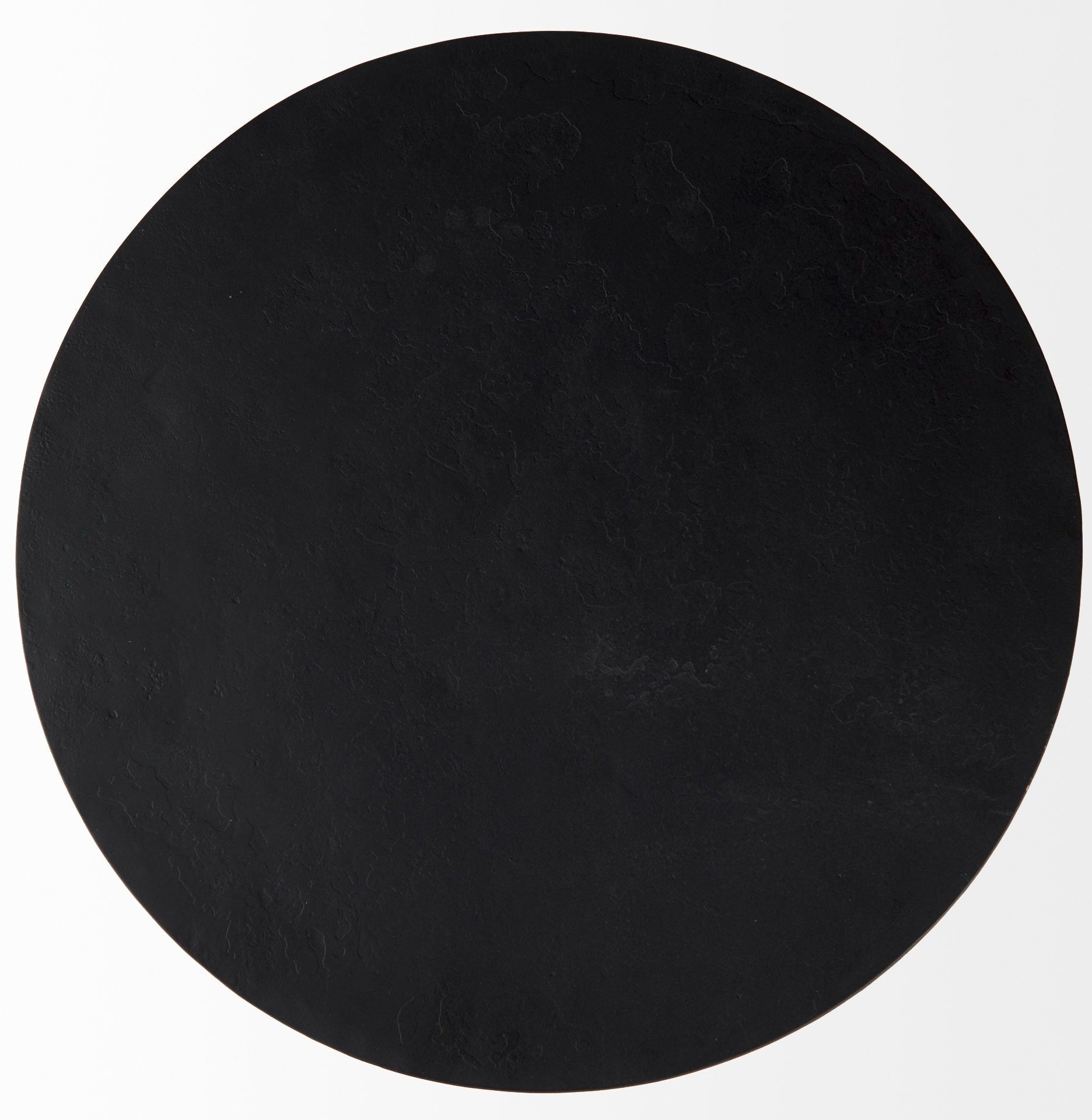 Timothy 16.0L x 16.0W X 20.0H Ebony Black Iron Side Table - Dekor Butik