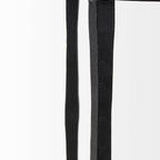 Timothy 16.0L x 16.0W X 20.0H Ebony Black Iron Side Table - Dekor Butik