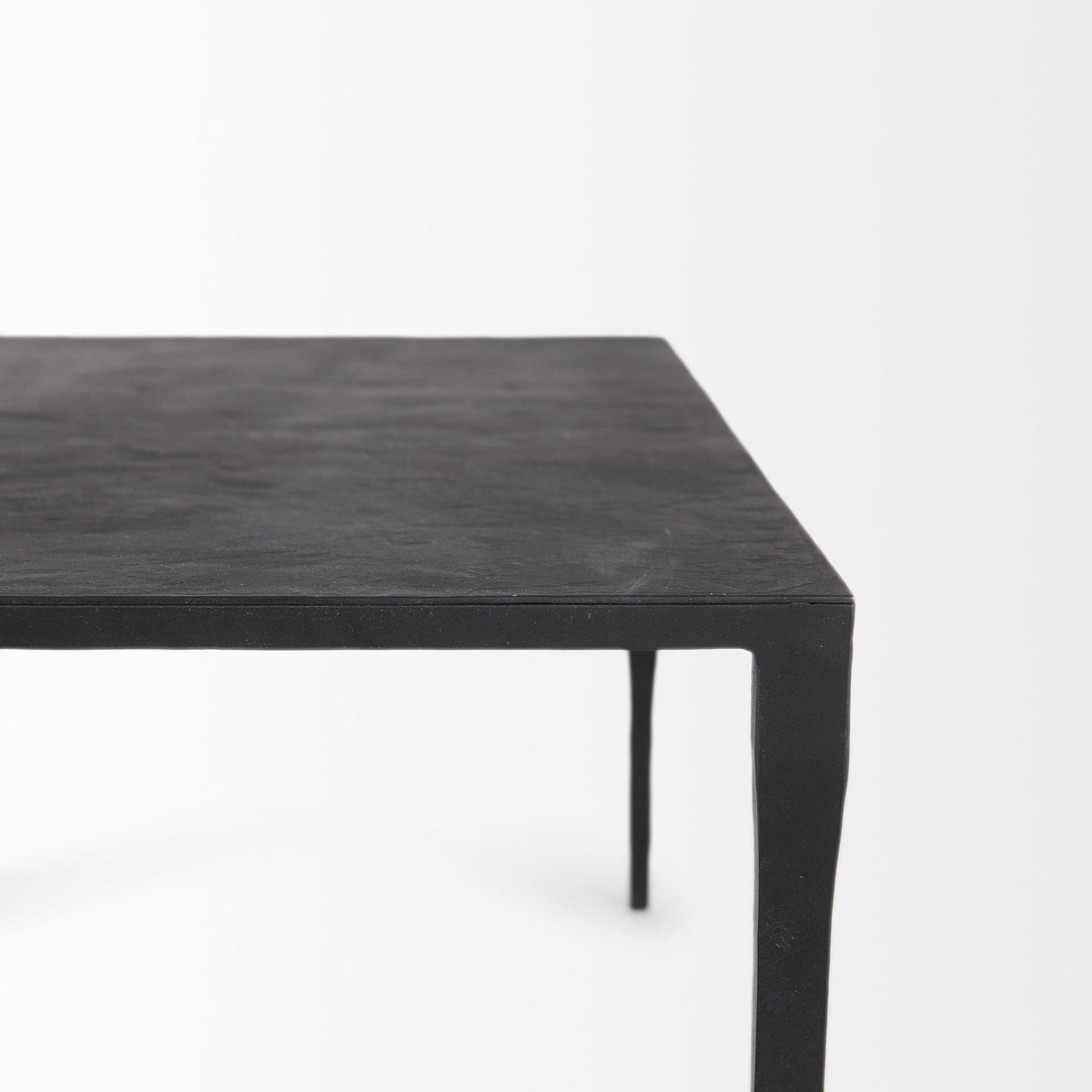 Timothy 42.0 X 22.0 X 15.5 Ebony Black Iron Coffee Table - Dekor Butik