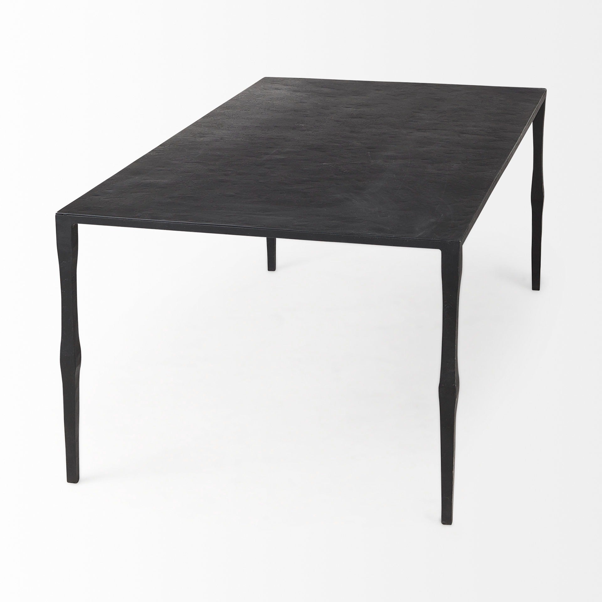Timothy 42.0 X 22.0 X 15.5 Ebony Black Iron Coffee Table - Dekor Butik