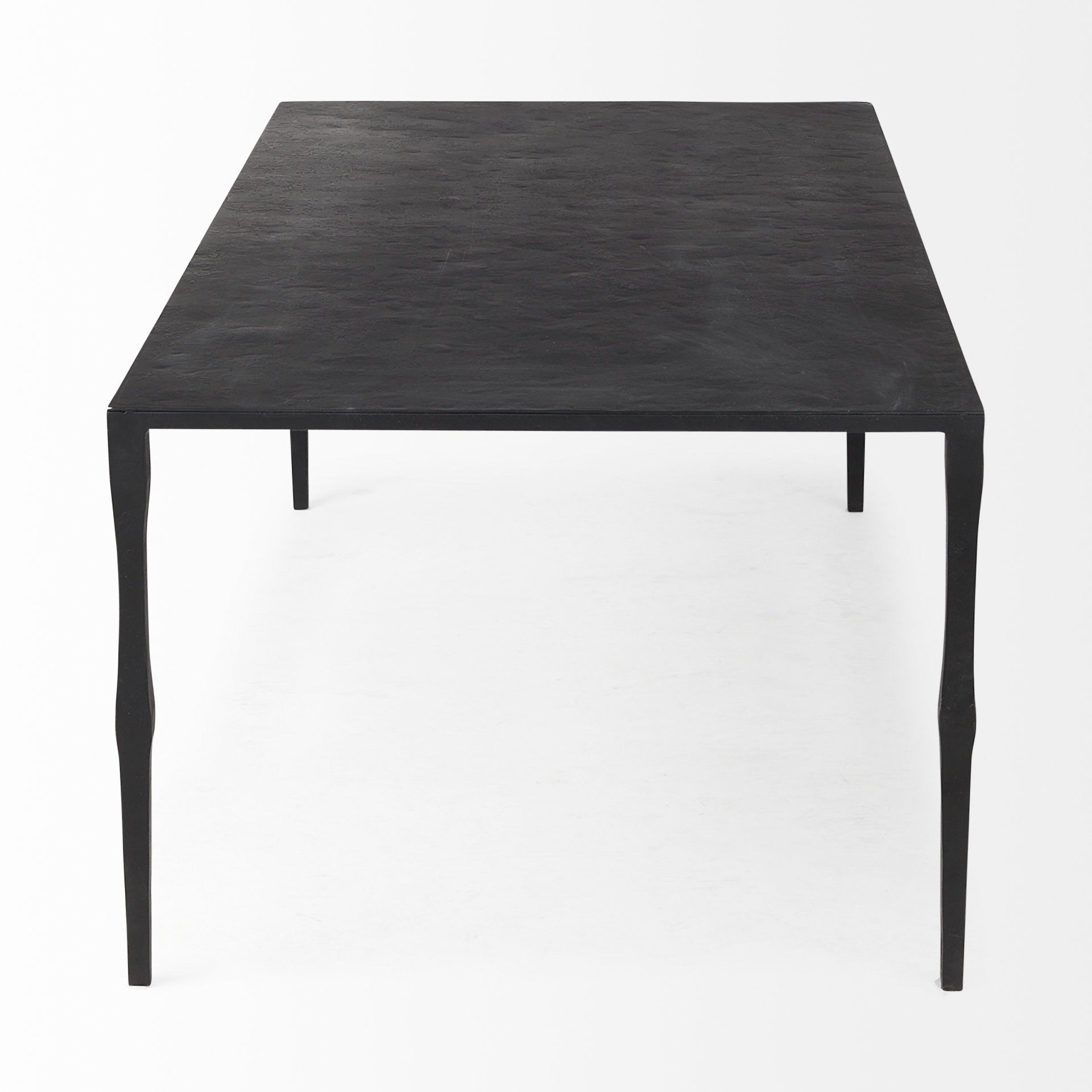 Timothy 42.0 X 22.0 X 15.5 Ebony Black Iron Coffee Table - Dekor Butik