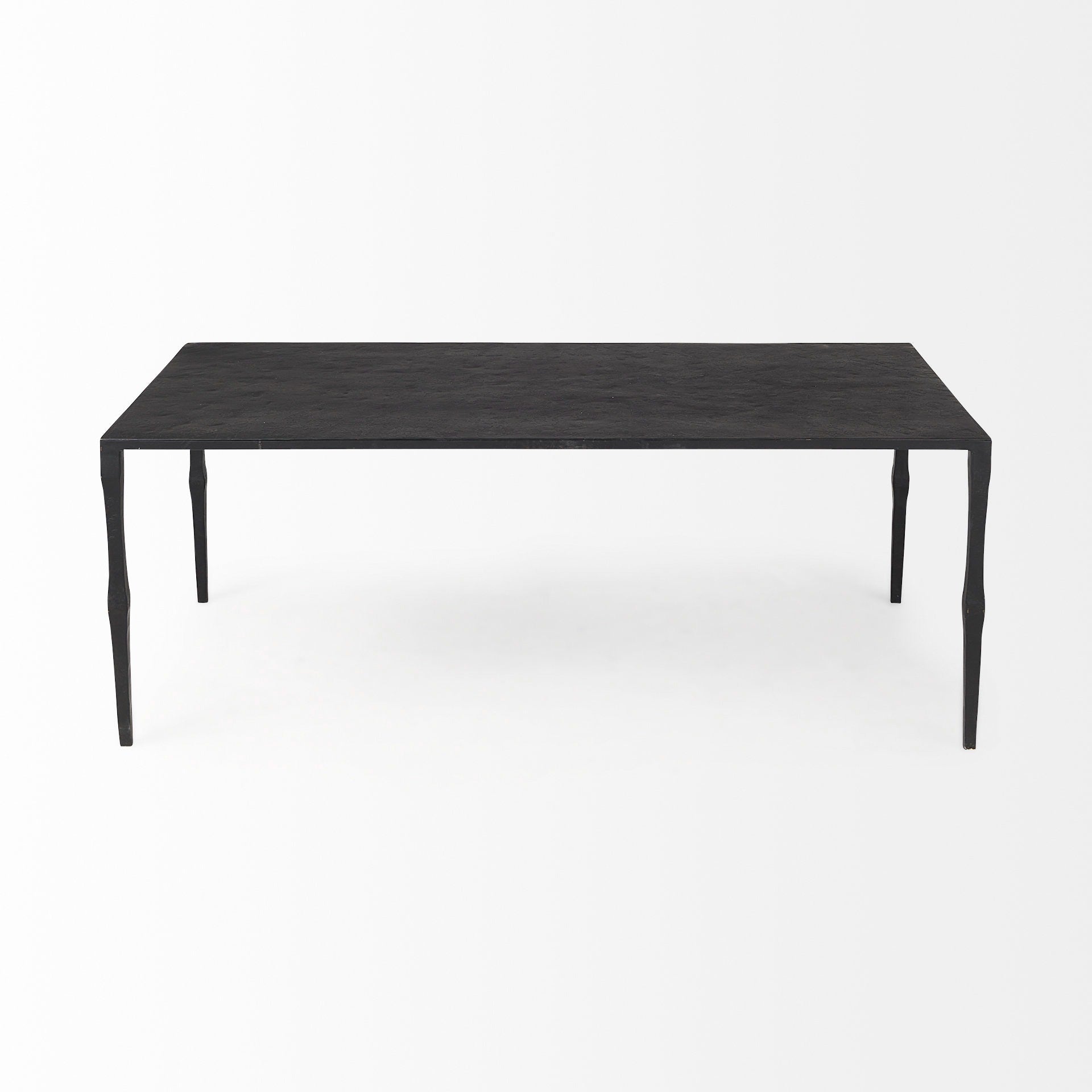 Timothy 42.0 X 22.0 X 15.5 Ebony Black Iron Coffee Table - Dekor Butik