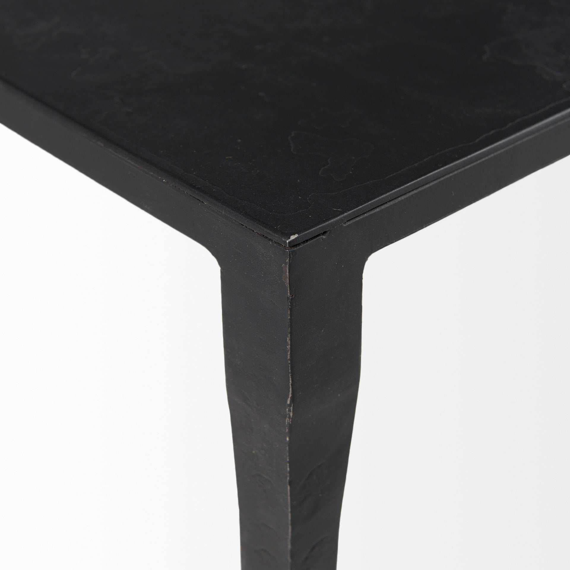 Timothy 42.0 X 22.0 X 15.5 Ebony Black Iron Coffee Table - Dekor Butik