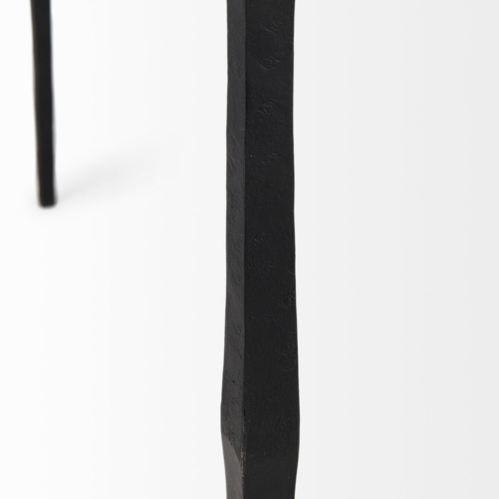 Timothy 48.0 X 8.0 X 30.0 Ebony Black Iron Console Table - Dekor Butik