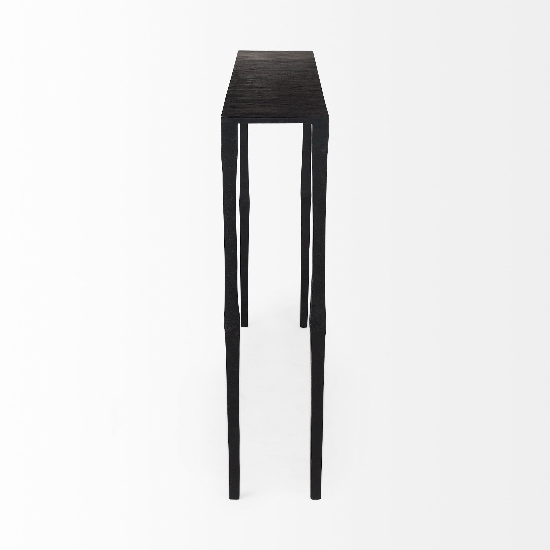 Timothy 48.0 X 8.0 X 30.0 Ebony Black Iron Console Table - Dekor Butik