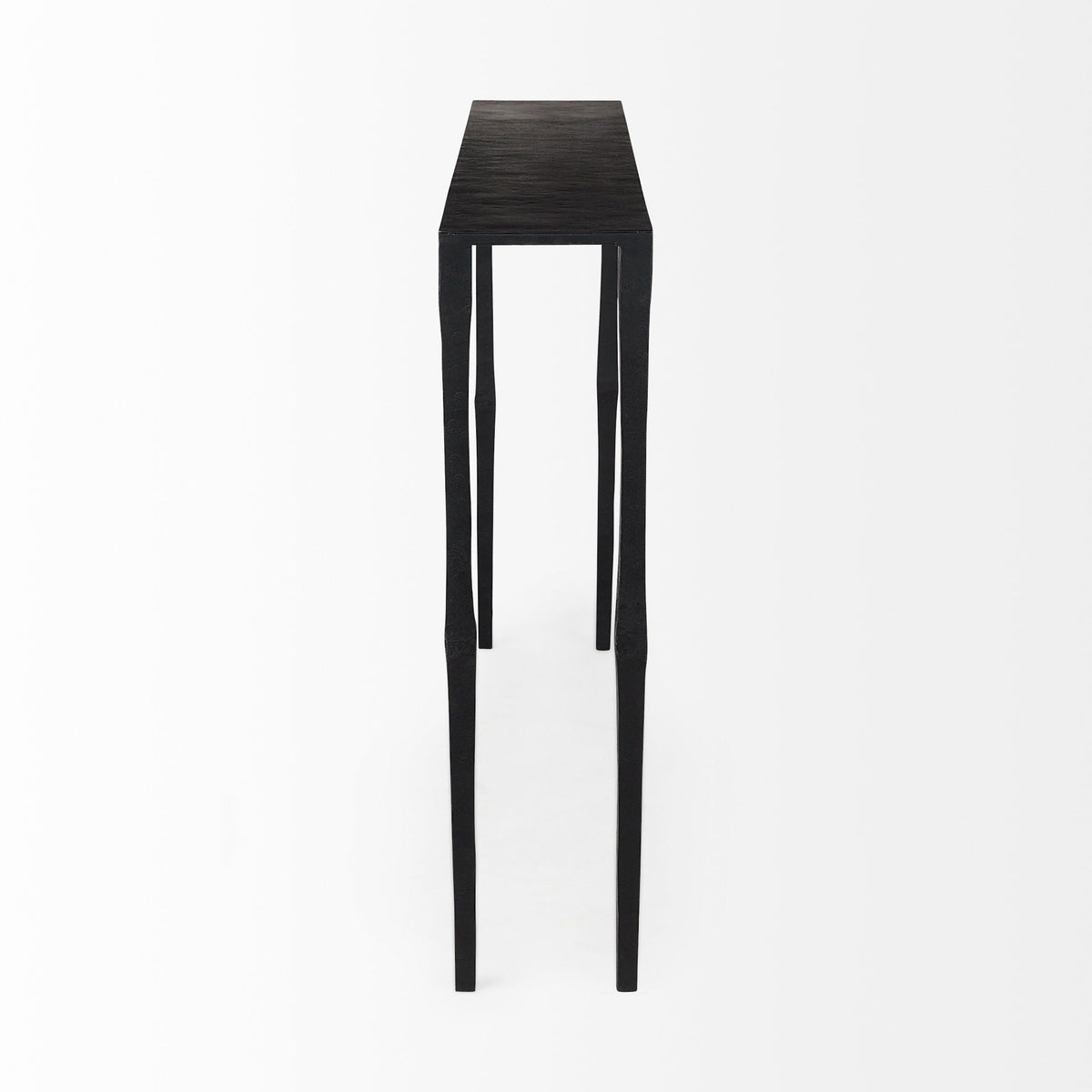 Timothy 48.0 X 8.0 X 30.0 Ebony Black Iron Console Table - Dekor Butik