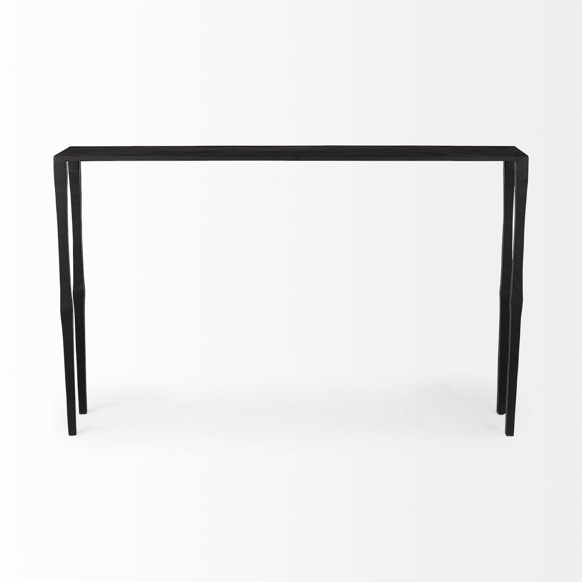 Timothy 48.0 X 8.0 X 30.0 Ebony Black Iron Console Table - Dekor Butik