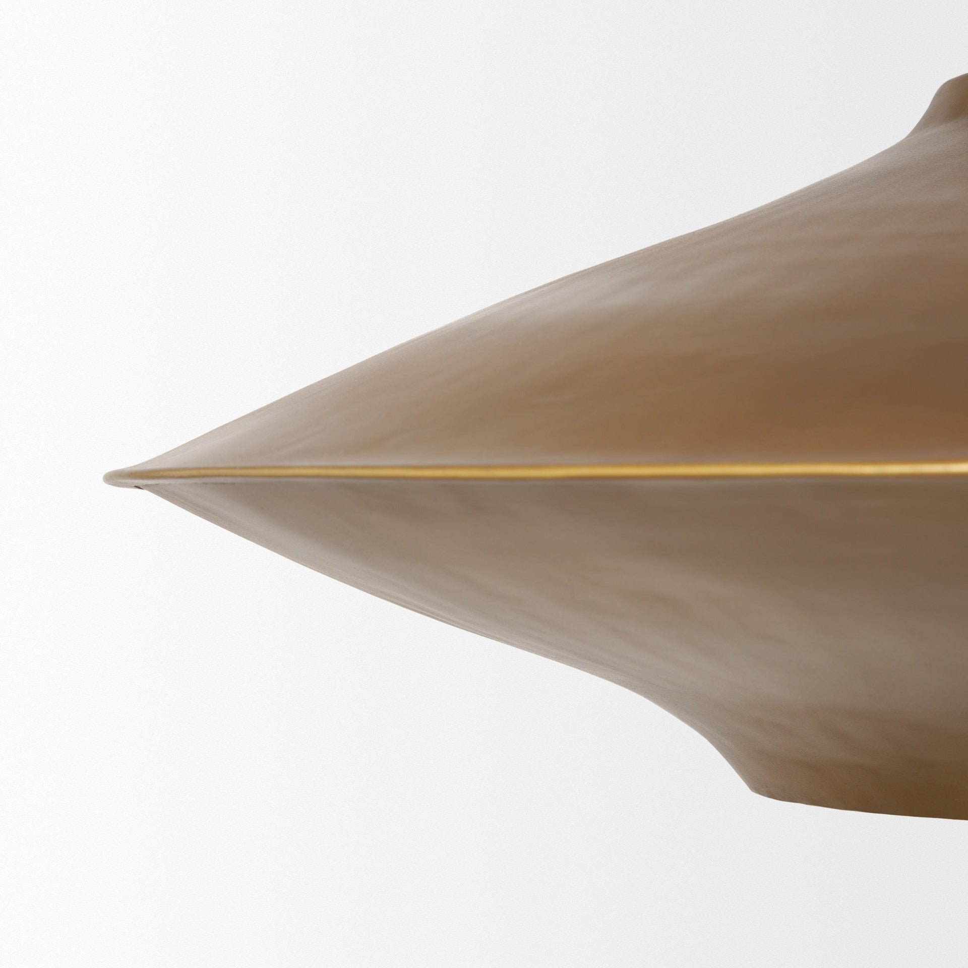 Titus 1 - Light Brass Finished Metal Disc Pendant - Dekor Butik