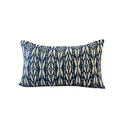 To And Fro Outdoor Toss Cushion Cover Navy - 2 Sizes - Dekor Butik