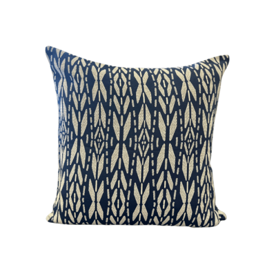 To And Fro Outdoor Toss Cushion Cover Navy - 2 Sizes - Dekor Butik