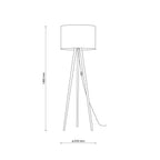 TOKYO Floor Lamp for Living Room, Bedroom & Reading Nook – Scandinavian Minimalist Design (Clearance) - Dekor Butik