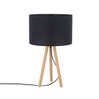 Table LampsTOKYO Wood Tripod Table Lamp for Bedroom & Nightstand (Clearance) - Dekor Butik