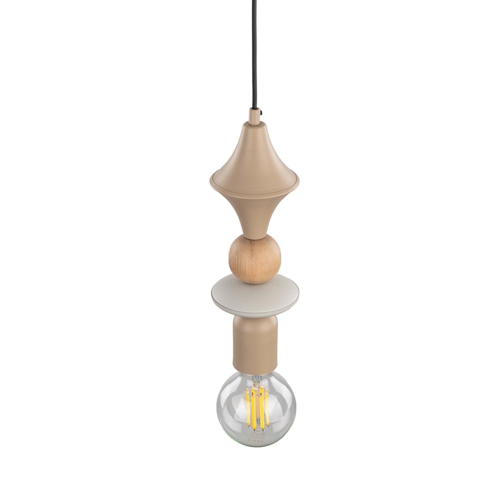 TOWER Beige Scandinavian Pendant Lamp - Dekor Butik