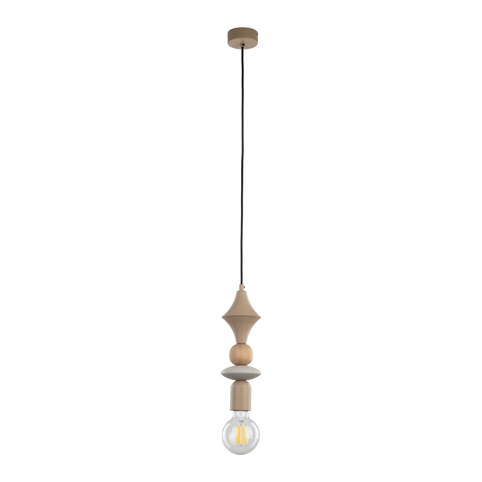 TOWER Beige Scandinavian Pendant Lamp - Dekor Butik