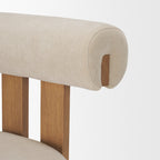 Tribeca Curve Fabric Dining Side Chair - 3 Colors - Dekor Butik