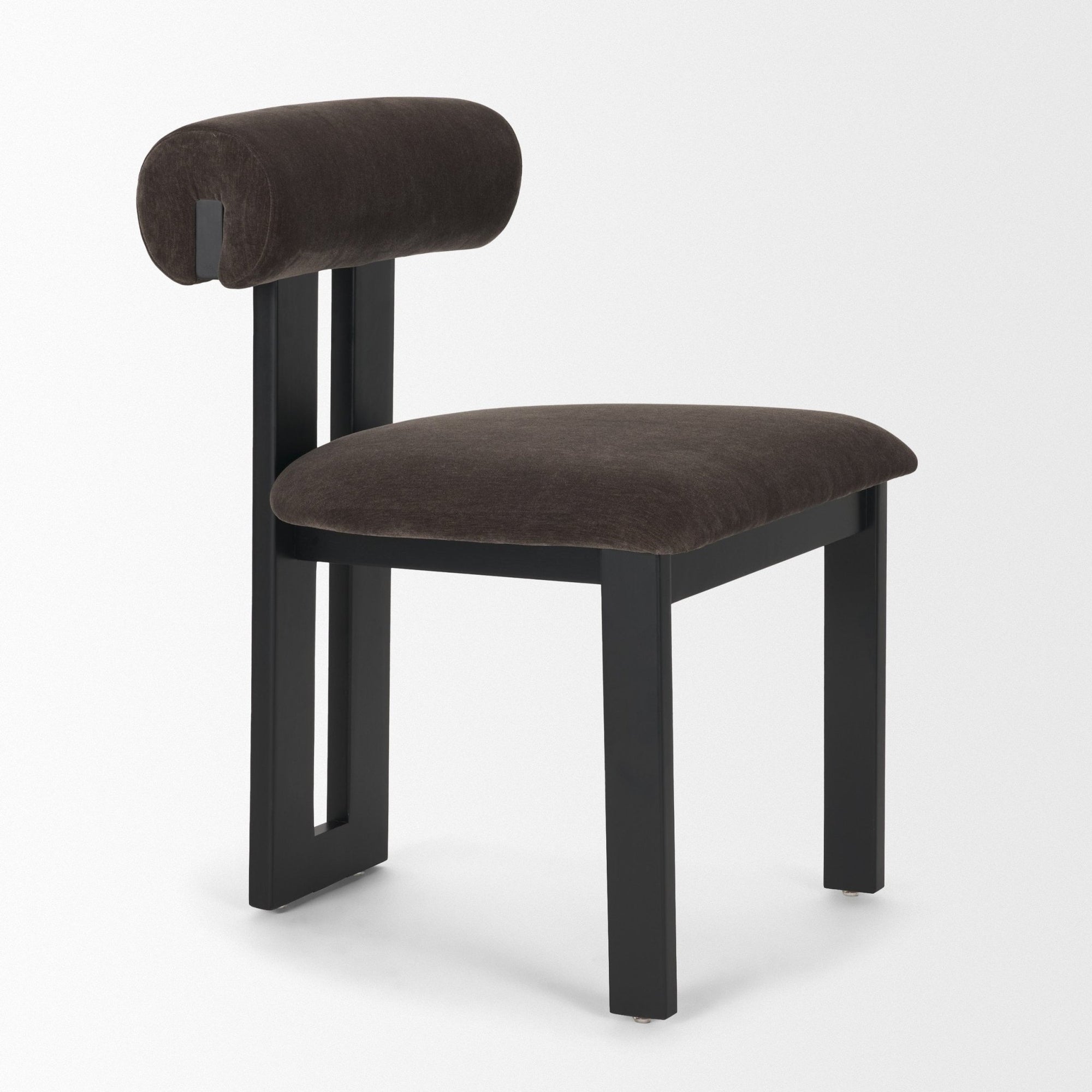 Tribeca Curve Fabric Dining Side Chair - 3 Colors - Dekor Butik