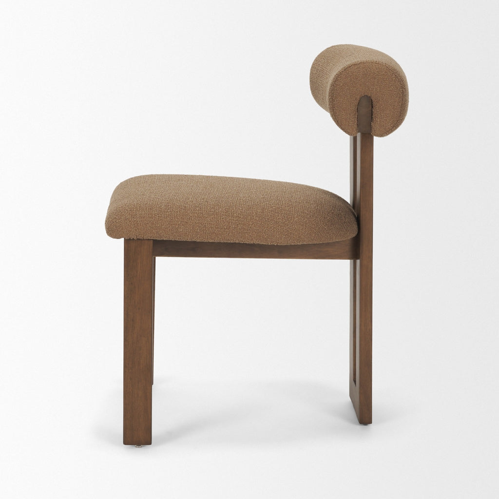 Tribeca Curve Fabric Dining Side Chair - 3 Colors - Dekor Butik
