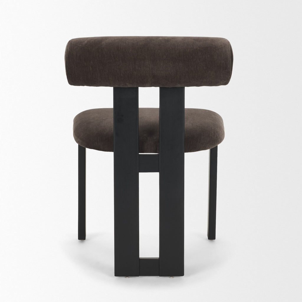 Tribeca Curve Fabric Dining Side Chair - 3 Colors - Dekor Butik