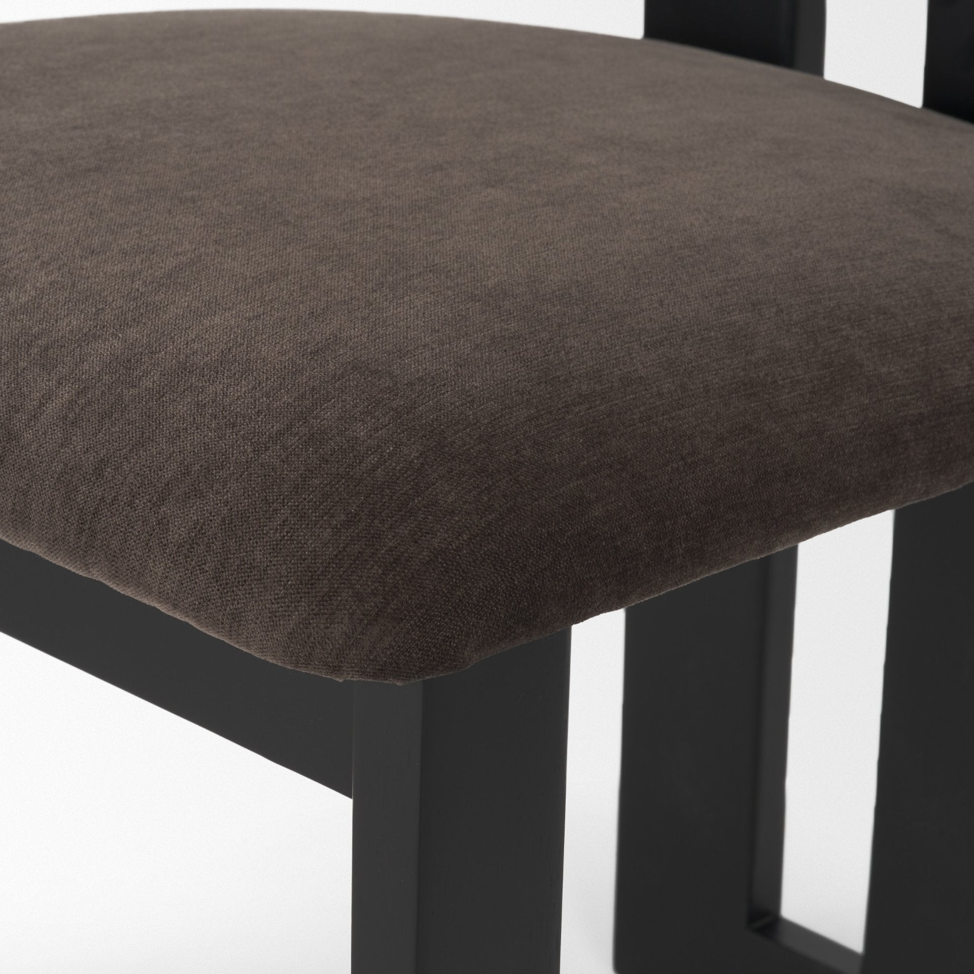 Tribeca Curve Fabric Dining Side Chair - 3 Colors - Dekor Butik