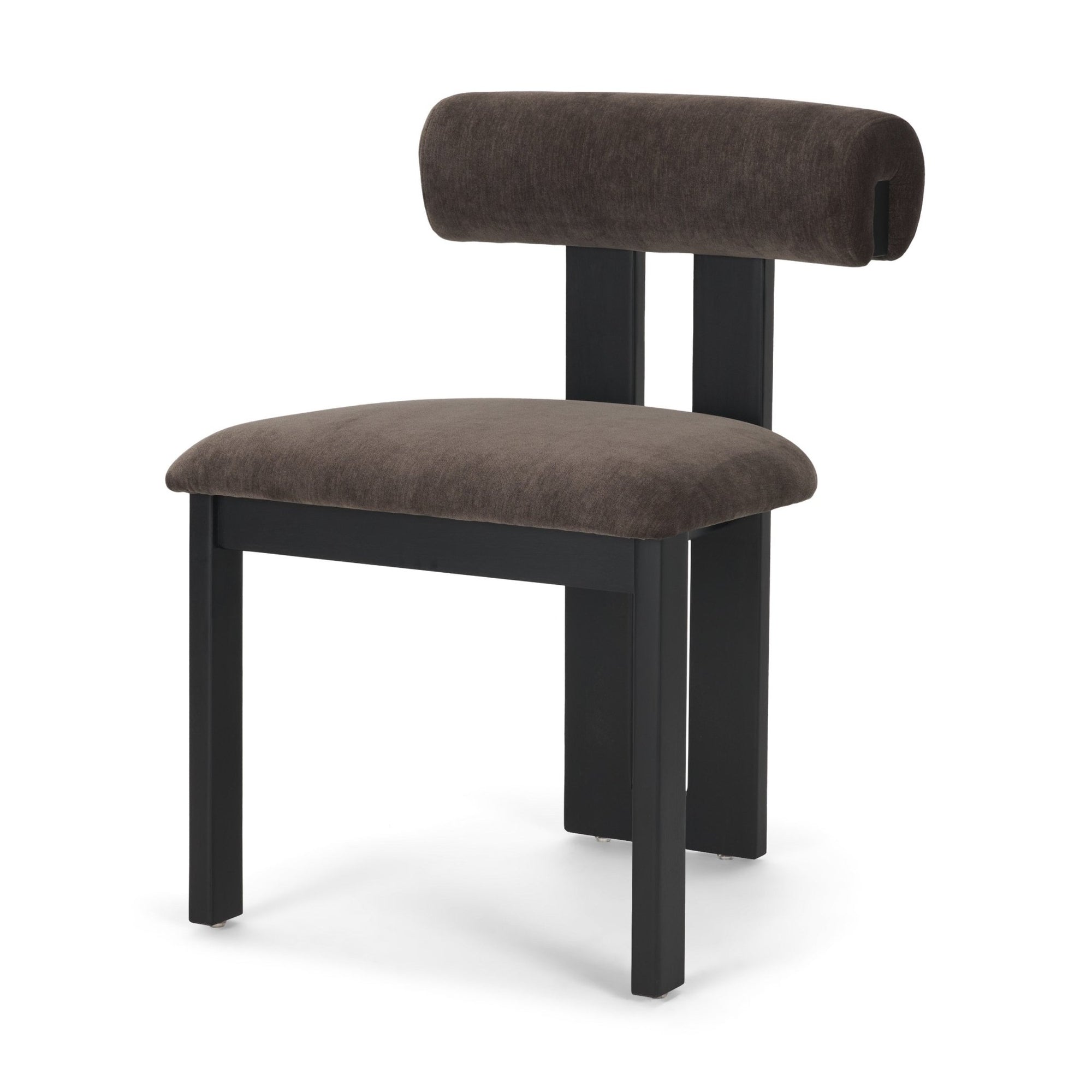 Tribeca Curve Fabric Dining Side Chair - 3 Colors - Dekor Butik