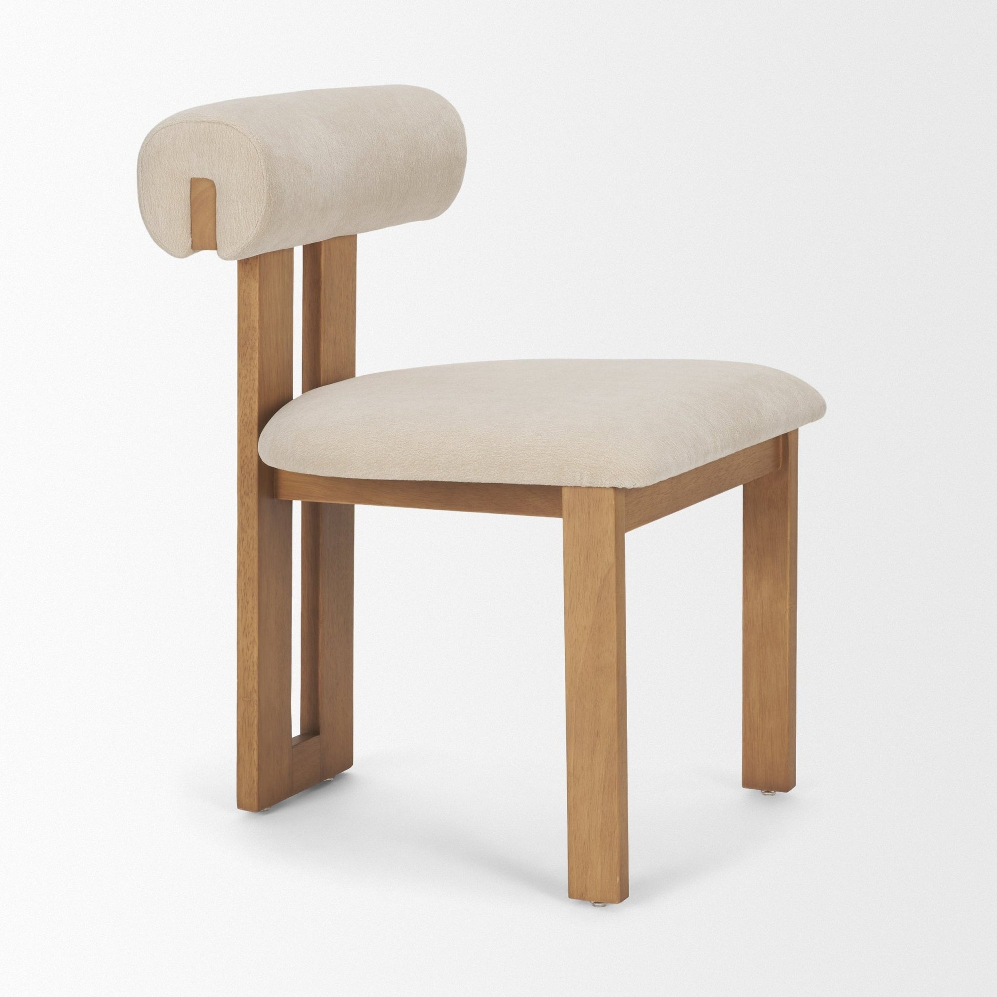 Tribeca Curve Fabric Dining Side Chair - 3 Colors - Dekor Butik