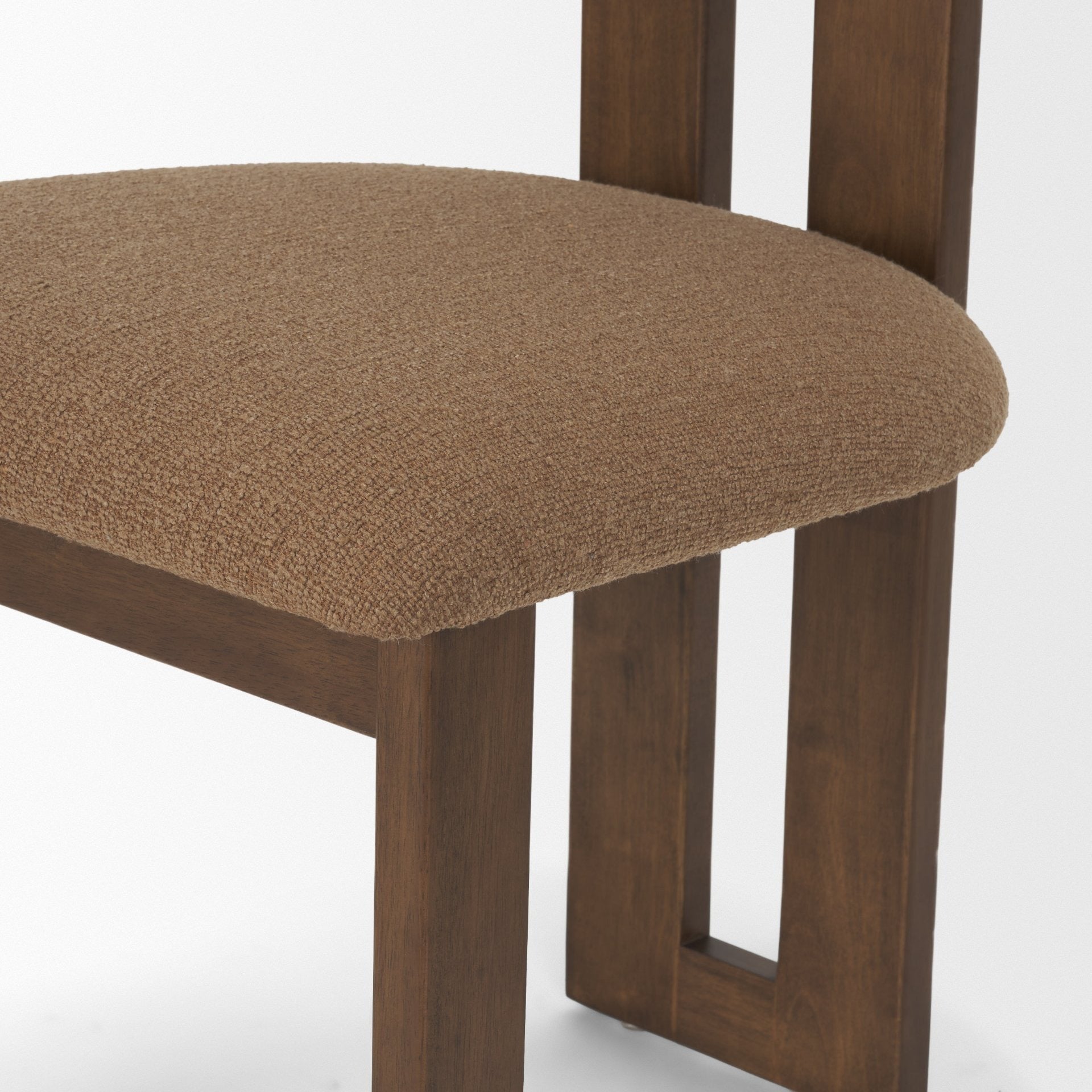 Tribeca Curve Fabric Dining Side Chair - 3 Colors - Dekor Butik