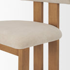 Tribeca Curve Fabric Dining Side Chair - 3 Colors - Dekor Butik