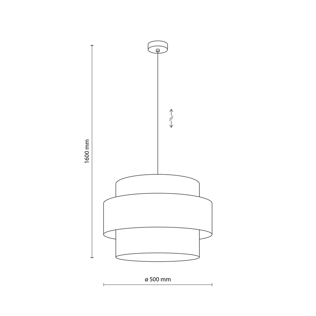 TRIO Jute Mid - Century Boho Large Pendant Ceiling Light Fixture for Kitchen Island, Dining Room & Living Room - Dekor Butik