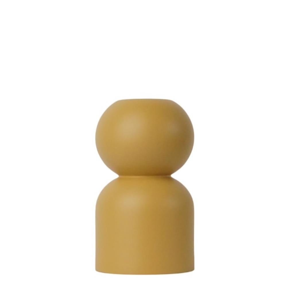 DecorTurned Wood Low Candleholder 3 - In - 1 - 5 Colours - Dekor Butik