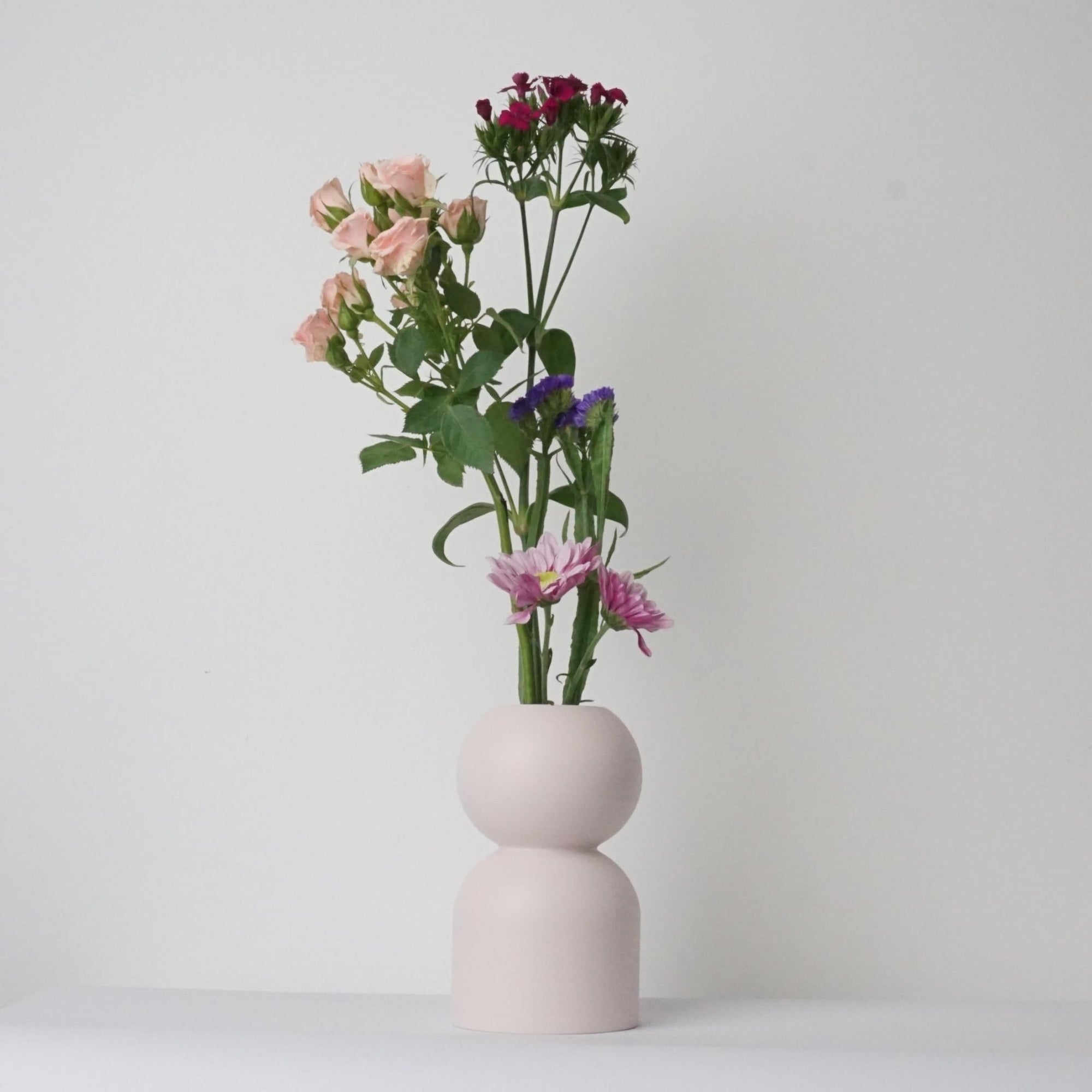 DecorTurned Wood Low Vase - 8 Colors - Dekor Butik