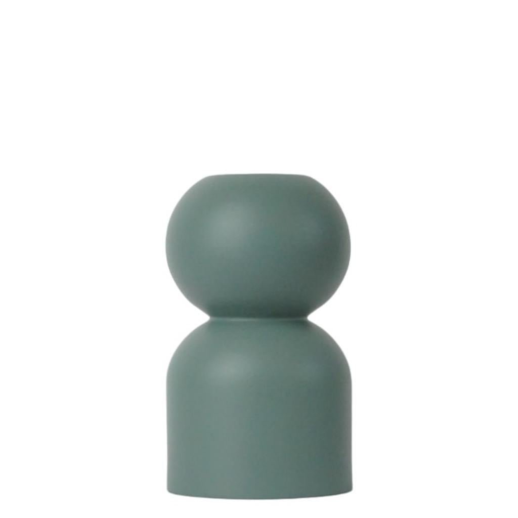 DecorTurned Wood Low Vase - 8 Colors - Dekor Butik