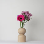DecorTurned Wood Low Vase - 8 Colors - Dekor Butik