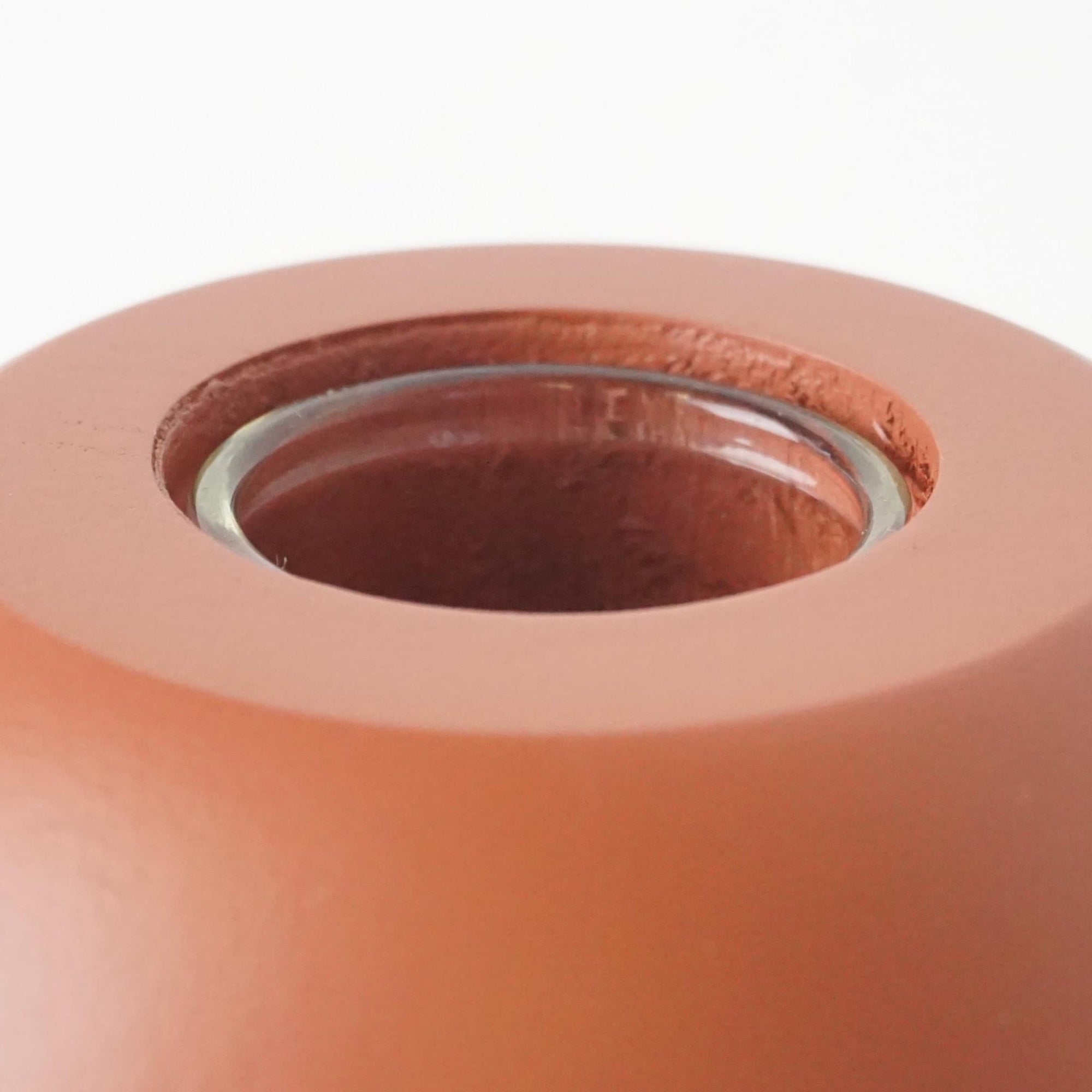 DecorTurned Wood Low Vase - 8 Colors - Dekor Butik