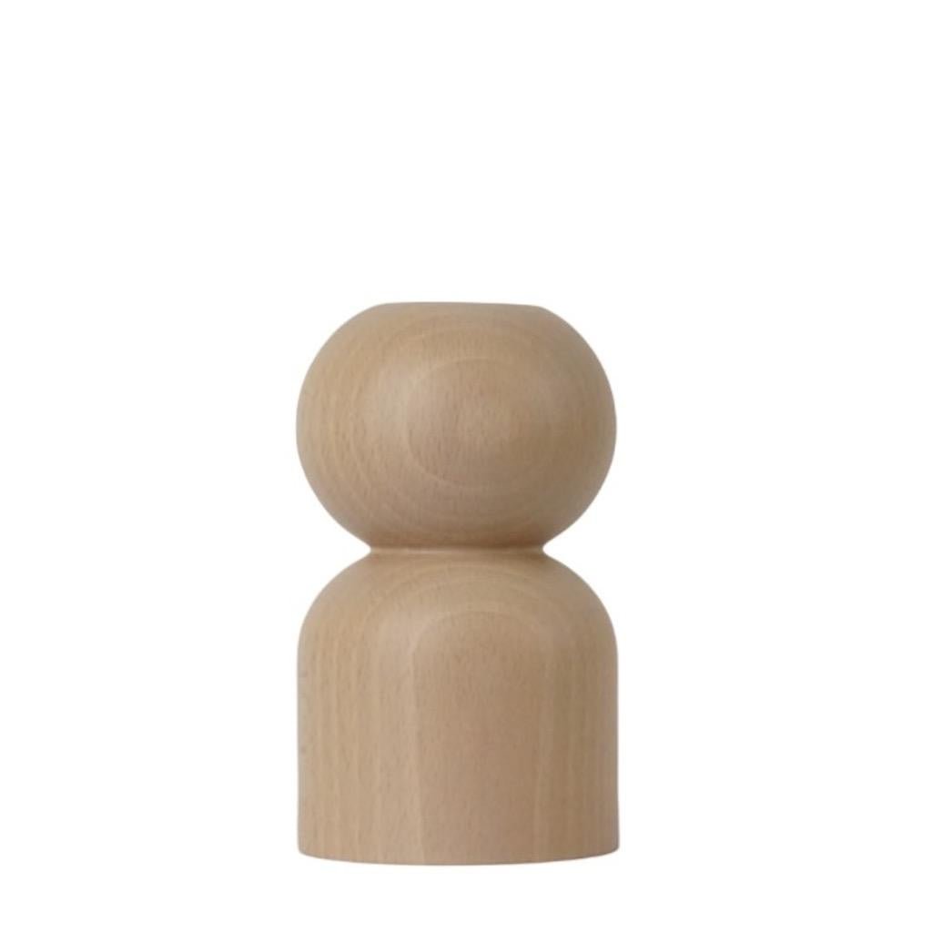DecorTurned Wood Low Vase - 8 Colors - Dekor Butik